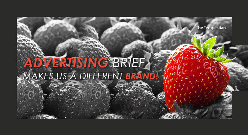 Advertising Brief Makes Us A Different Brand!