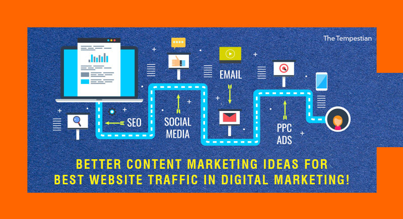 Better Content Marketing Ideas For Best Website Traffic In Digital Marketing!